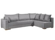 Γωνιακός καναπές Trendy-Αριστερή-265φ 165β εκ.-Γκρι Anoixto
