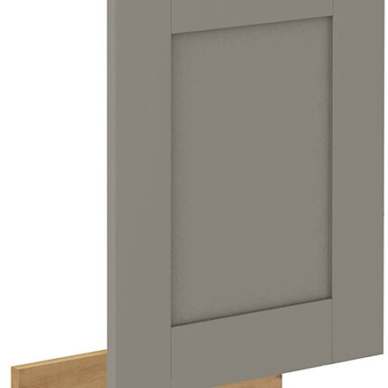 Πρόσοψη κουζίνας Nelor ZM 570x446-Γκρι σπέσιαλ - Φυσικό