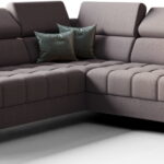 Γωνιακός καναπές Calyra Max-Γκρι-Αριστερή