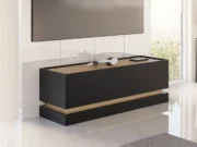 Έπιπλο Τηλεόρασης Zarpant 150 2K-Μαύρο - Image 2