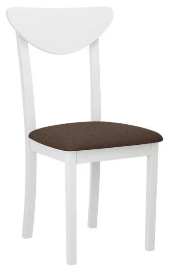 x4eyq10p0b8j5wt27b9tmmmlsqm6 Καρέκλα Hugo-Λευκό - Καφέ - Image 1