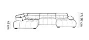 Γωνιακός Καναπές Alisia XL-Δεξιά - Image 3
