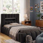Επενδυμένο κρεβάτι Mercy mini-Mauro-90 x 200