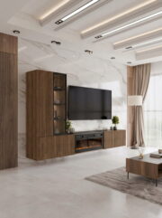 Σύνθετο σαλονιού Tiwori με τζάκι - Image 4