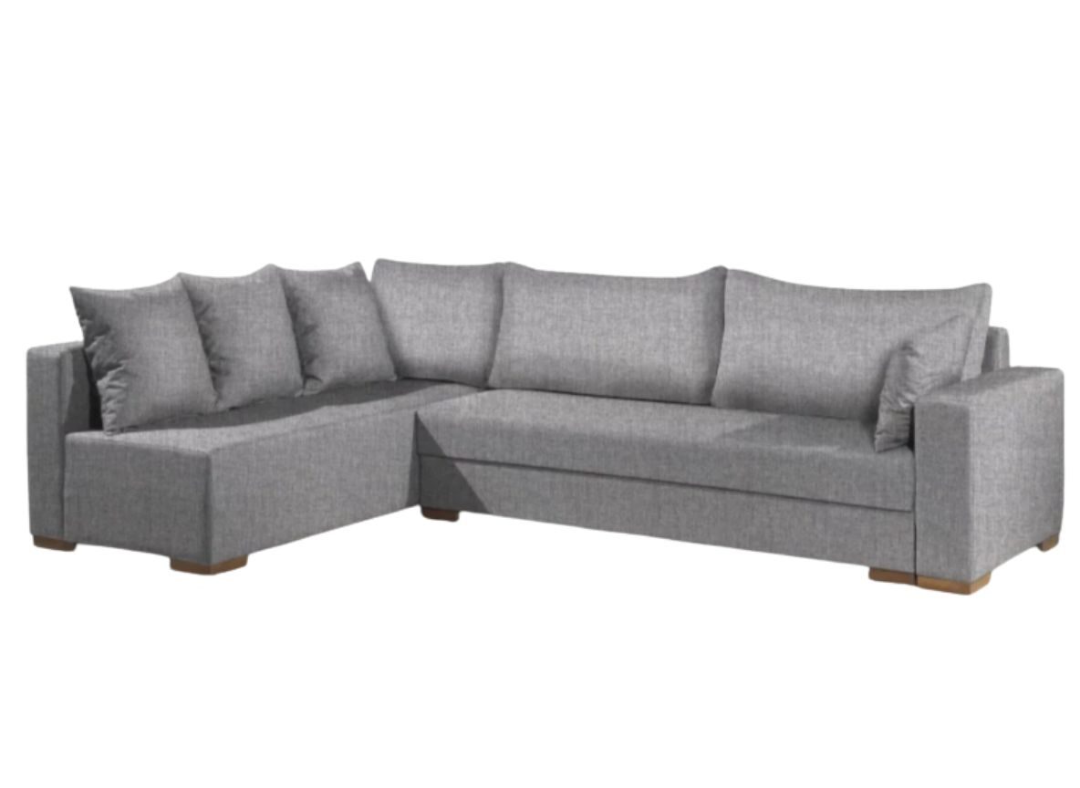 y9s70rh915y13dbtxwlxhu8k9cgo Γωνιακός καναπές Trendy-Δεξιά-265φ 165β εκ.-Γκρι Anoixto - Image 1