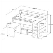 Χαμηλή κουκέτα Carbon - Image 3