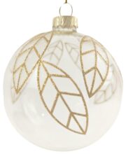 Γυάλινο στολίδι Goldleaf